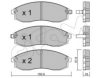 CIFAM 822-306-1 Brake Pad Set, disc brake
